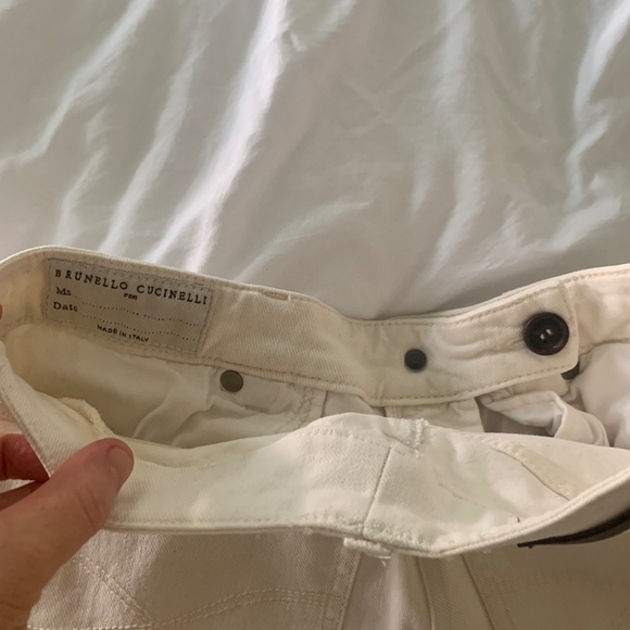 Brunello Cucinelli ivory jean - Picture 3 of 3